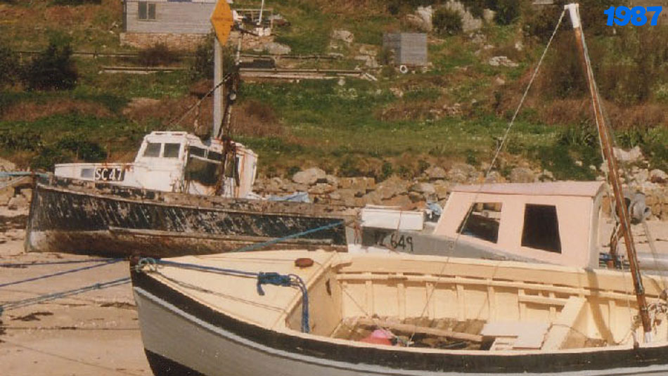 Bryher Beach in 1987