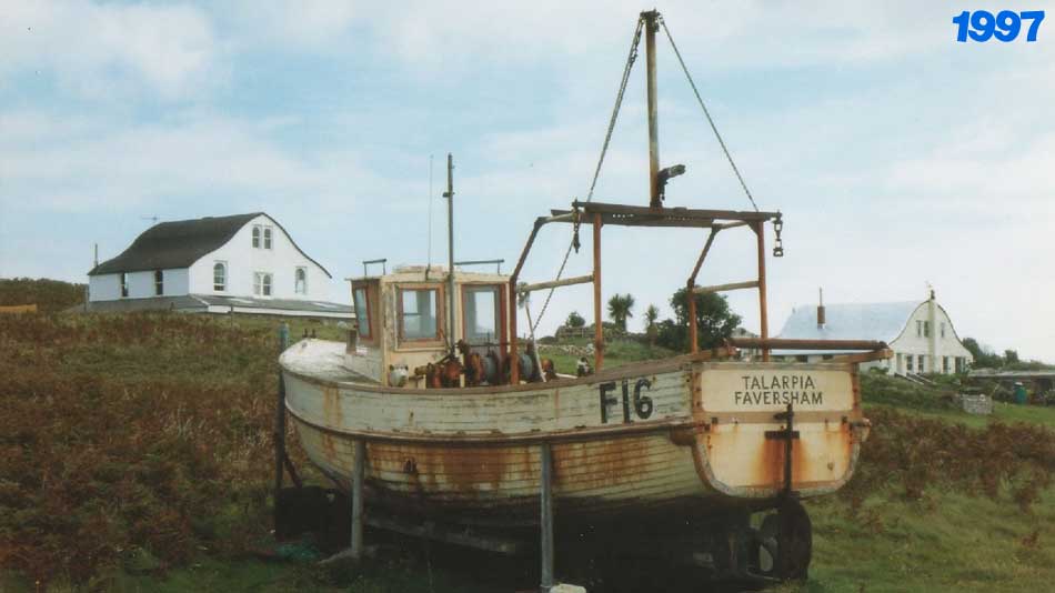 Boat on Gugh in 1997