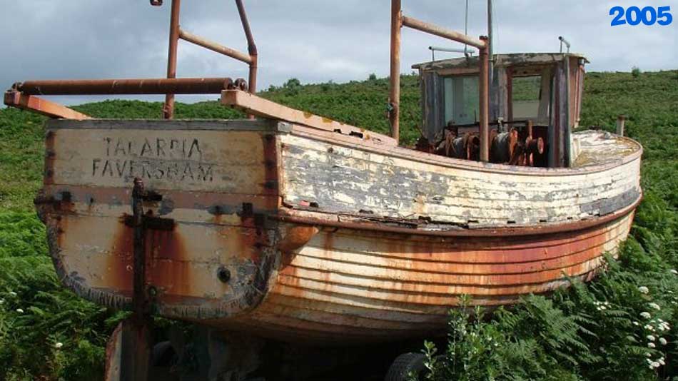 Boat on Gugh in 2005