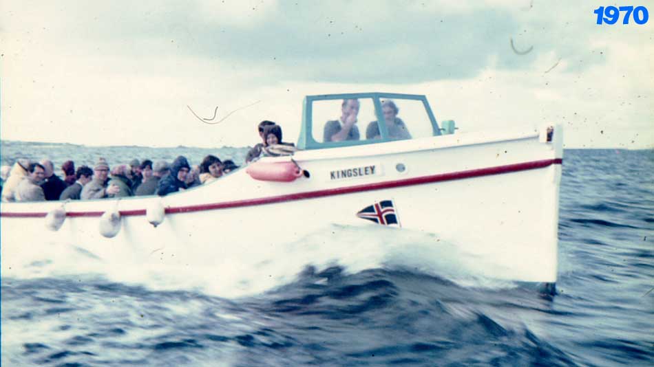 The Pleasure Boats in 1970