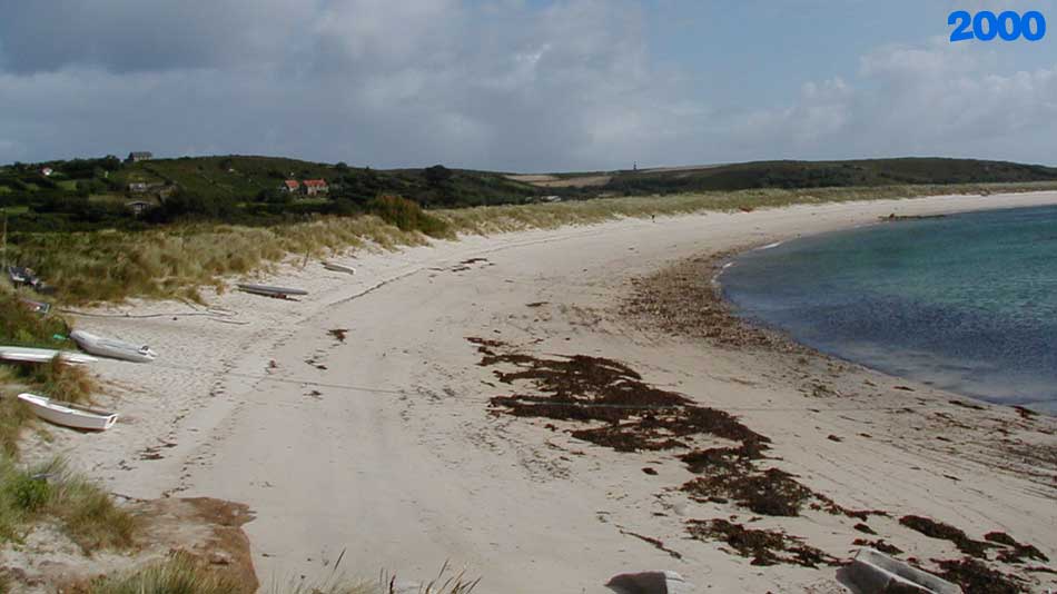 St Martins beach in 2000