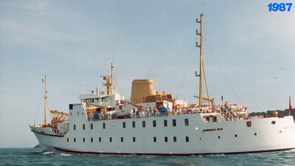 The Scillonian in 1987