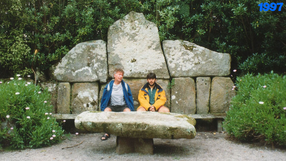 Tresco Abbey seat in 1997